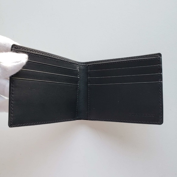 Burberry Tartan Check Bi-Fold Wallet - Beige - Picture 4 of 5